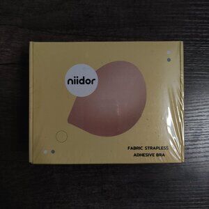 Niidor Fabric Strapless Adhesive Bra - New in Package